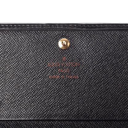 Louis Vuitton Epi Porte-Monnaie Billets Tresor Wallet Black 5 of 8