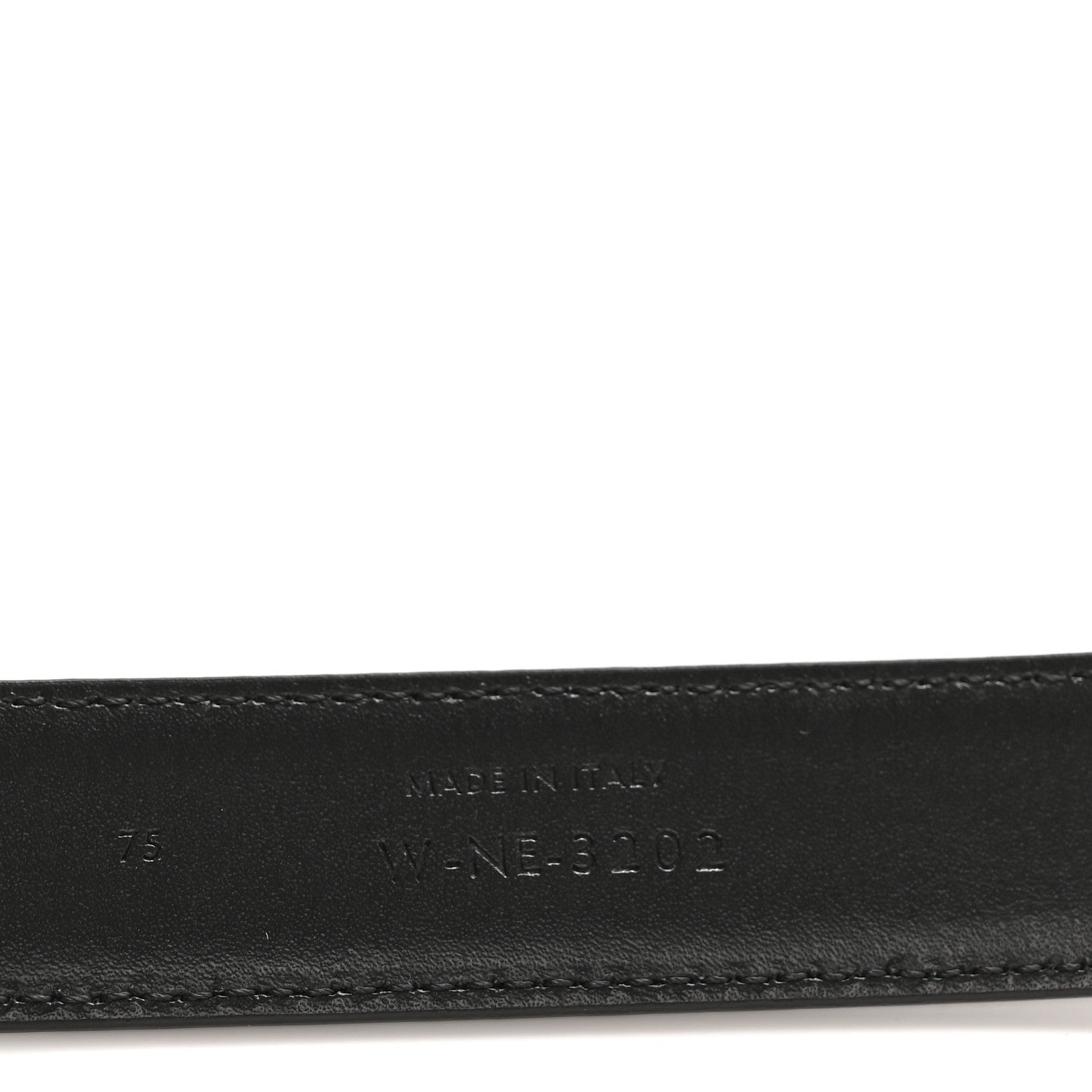Celine Box Calfskin Medium 25mm Triomphe 75 30 Belt Black 5 of 9