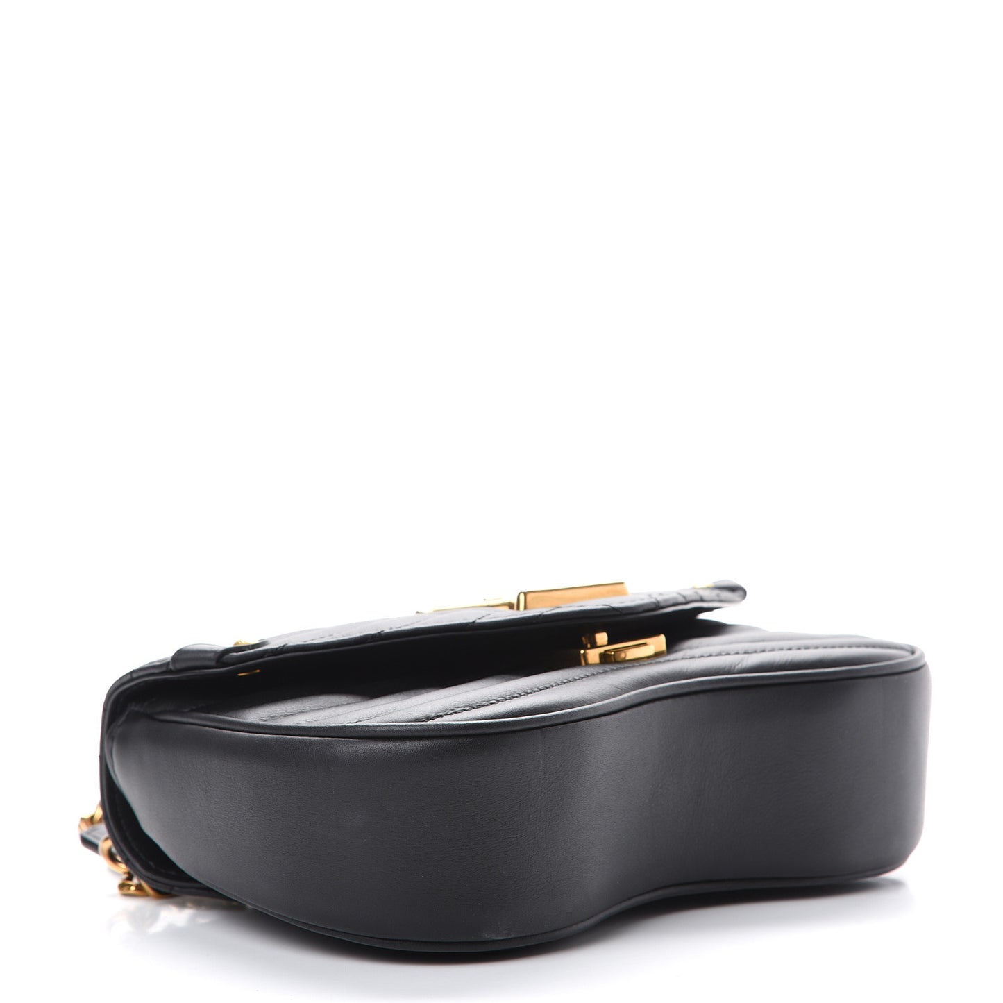 Calfskin New Wave Chain PM Black
