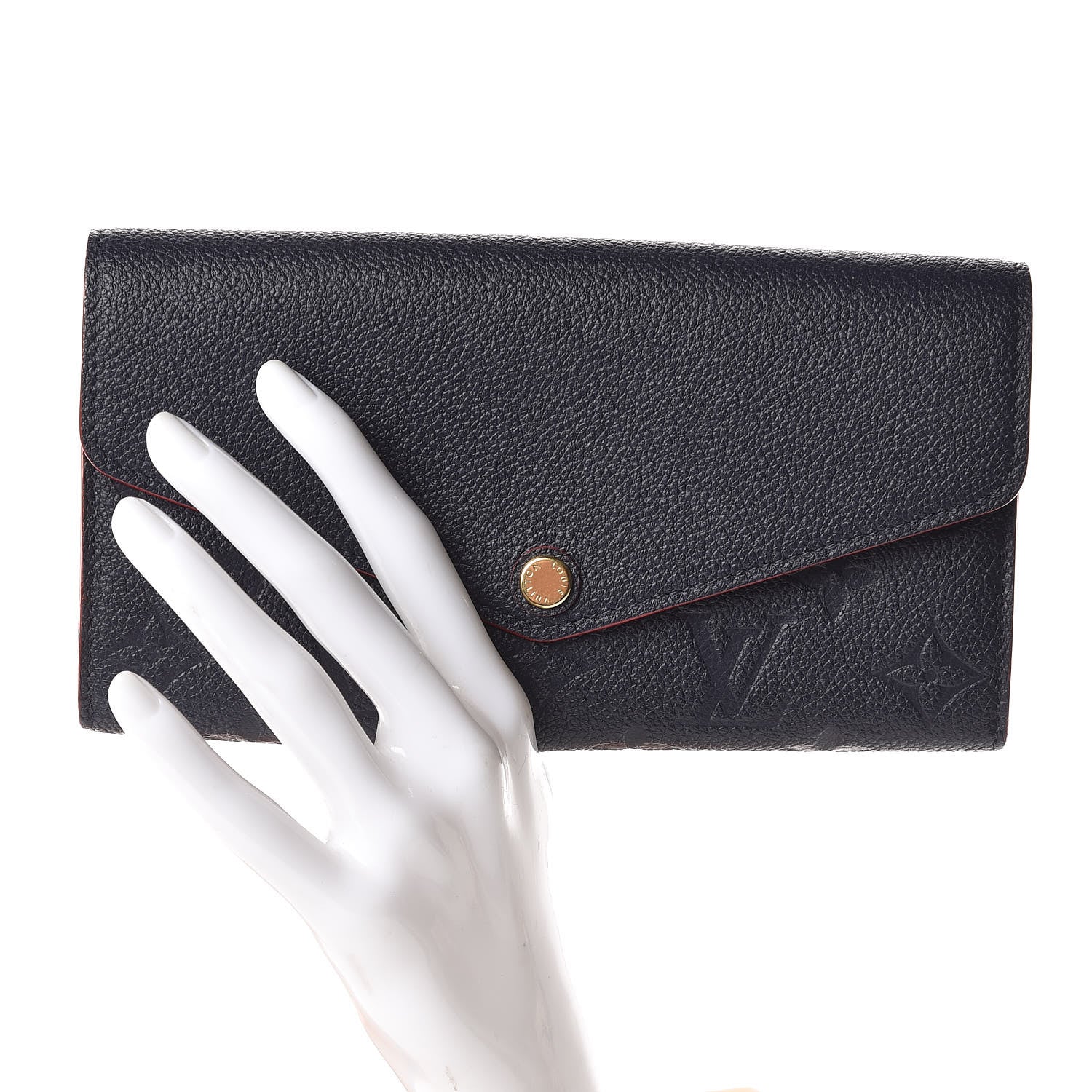 Louis Vuitton Empreinte Sarah Wallet NM Marine Rouge 2 of 11