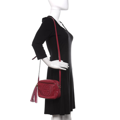 Gucci Soft Patent Small Soho Disco Bag Bright Bougainvillea 2 of 21