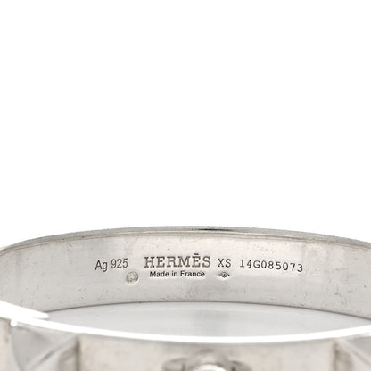 Hermes Sterling Silver PM Collier De Chien Bracelet XS 3 of 4