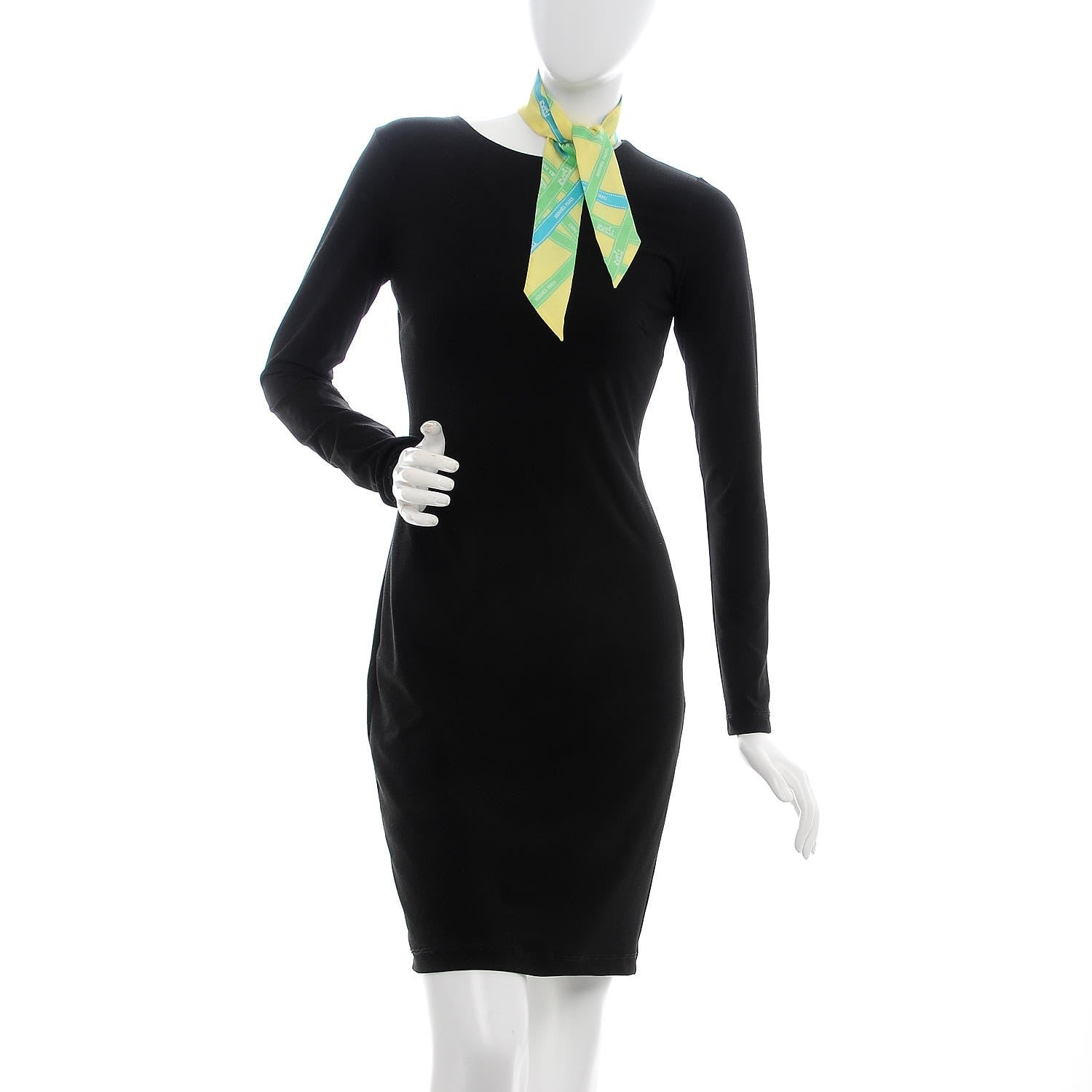 Hermes Silk Bolduc Twilly Citron Vert Vif Turquoise 2 of 7