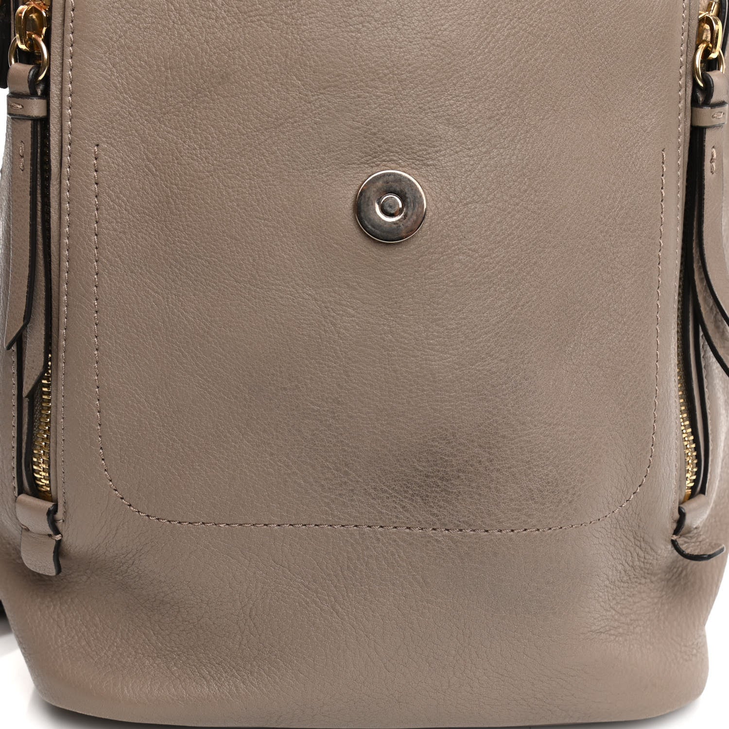 Chloe Suede Calfskin Small Faye Backpack Motty Grey 14 of 16