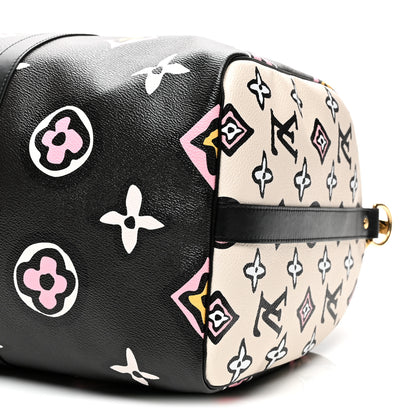 Louis Vuitton Monogram Giant Wild At Heart Keepall Bandouliere 45 Black 8 of 8