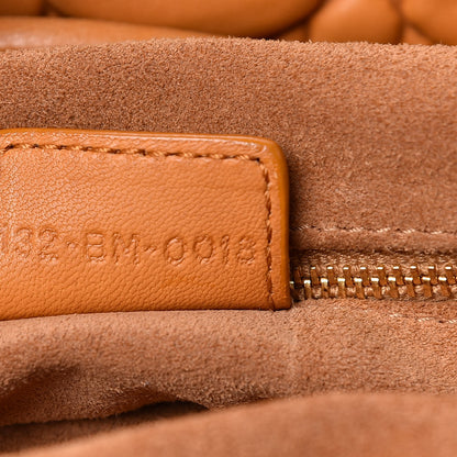 Christian Dior Lambskin Cannage Large Soft Lady Dior Shopping Tote Orange 7 of 16