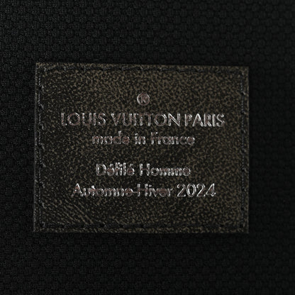 Louis Vuitton Brushed Monogram Rolling Trunk Black 5 of 8