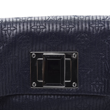 Louis Vuitton Calfskin Quilted Monogram Altair Clutch Navy 13 of 13