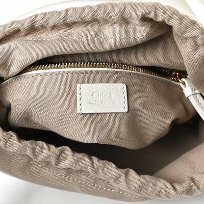 Chloe Smooth Calfskin Small Roy Bucket Bag Natural White 7 of 12