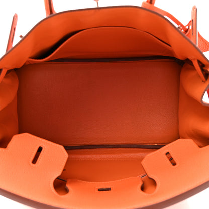 Hermes Togo BIRKIN 30 Orange 5 of 16