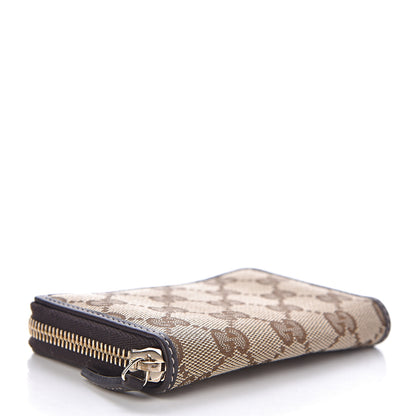 Gucci Monogram Zip Around Card Case Brown 4 of 7