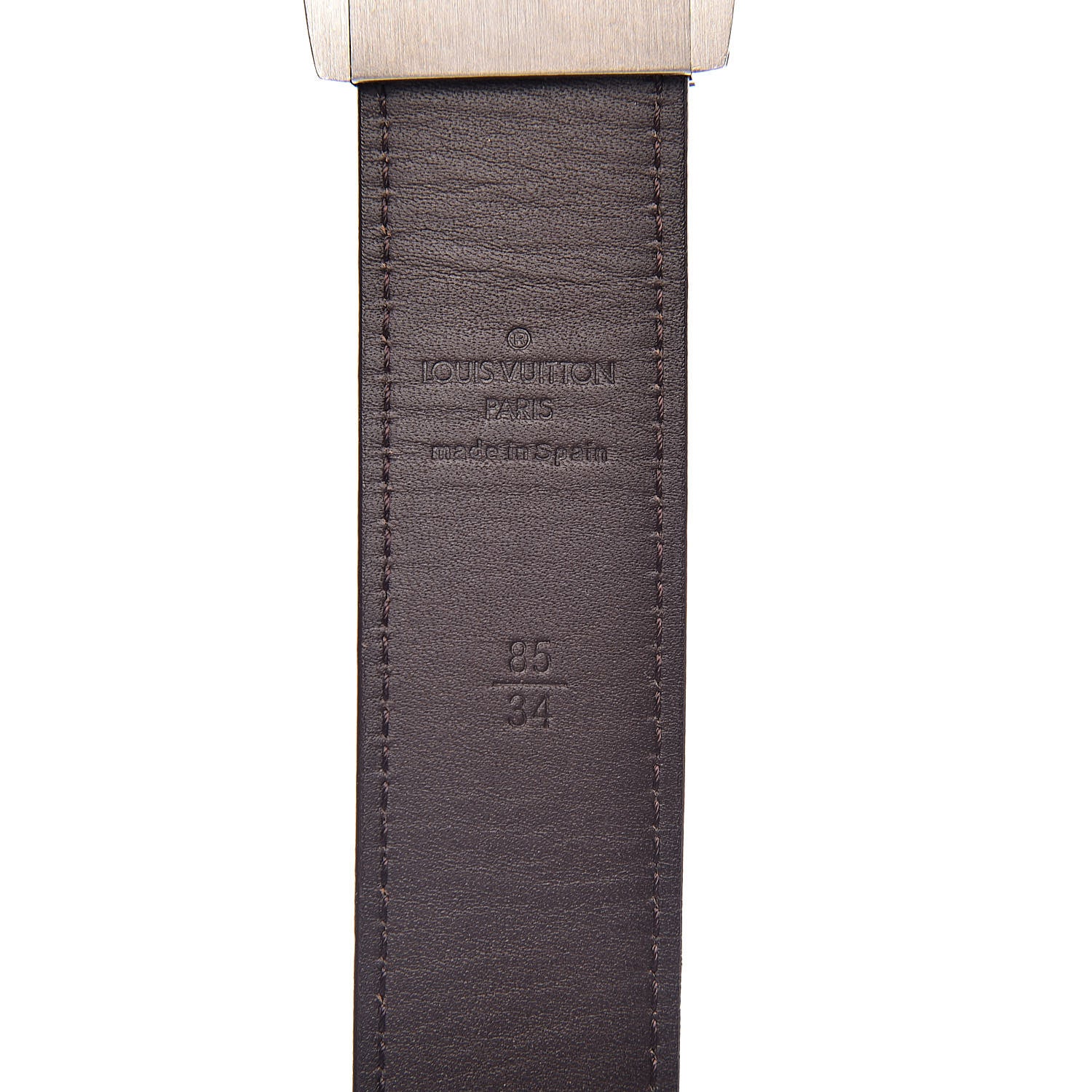 Louis Vuitton Monogram LV Cut Reversible Belt 85 34 4 of 7