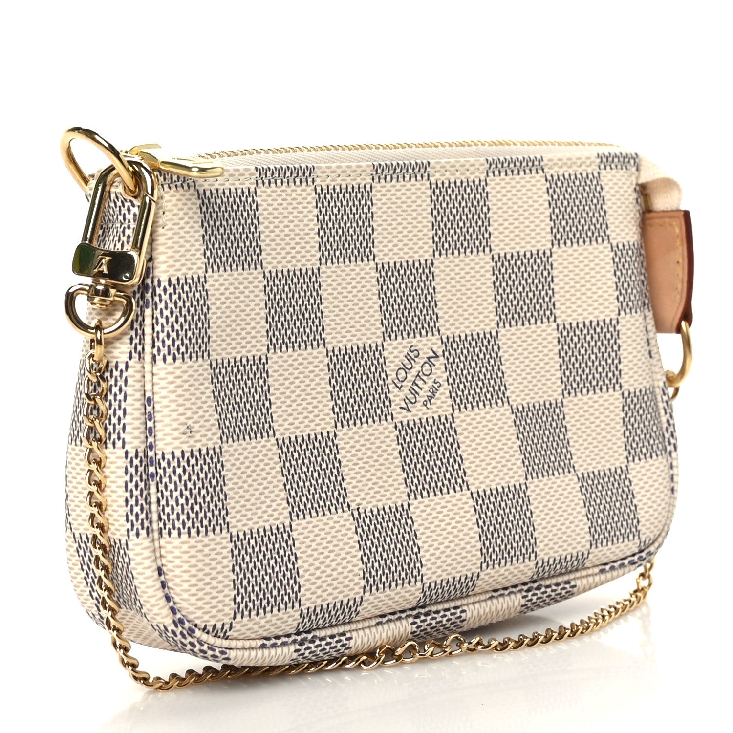 Louis Vuitton Damier Azur Mini Pochette Accessories 3 of 9