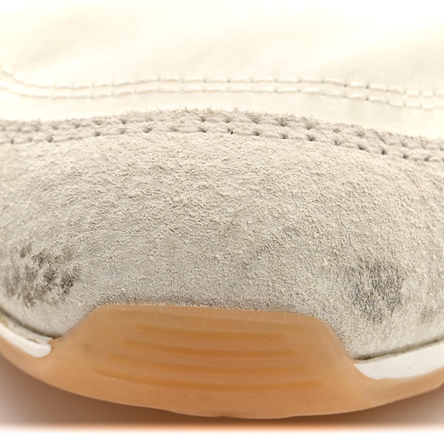Fabric Embossed Suede Calfskin Womens CC Sneakers 37.5 White Black