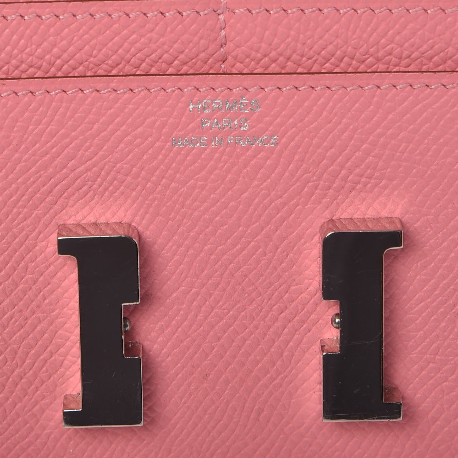 Hermes Epsom Constance Short Wallet Rose Confetti 6 of 9