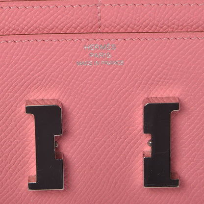 Hermes Epsom Constance Short Wallet Rose Confetti 6 of 9