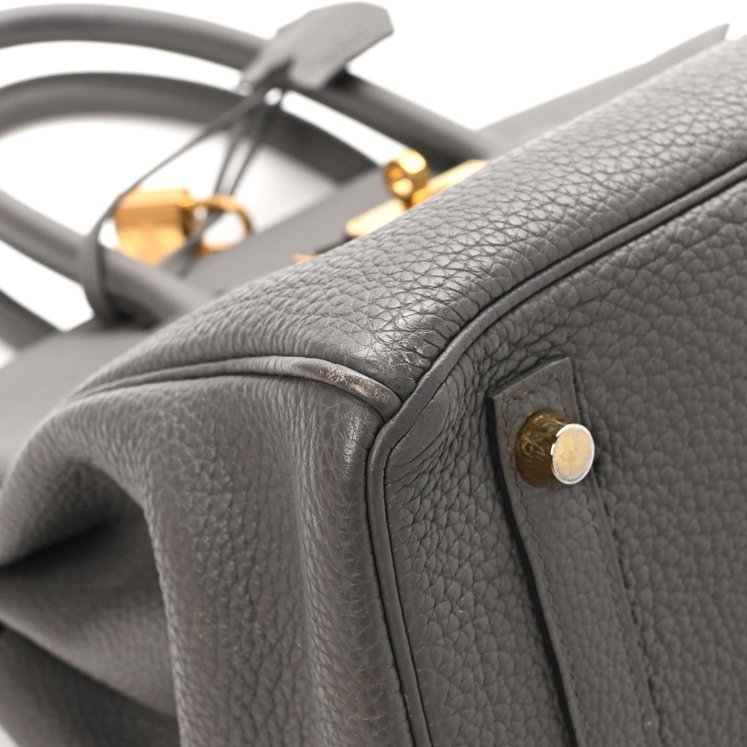 Hermes Togo Birkin 30 Etain 9 of 14