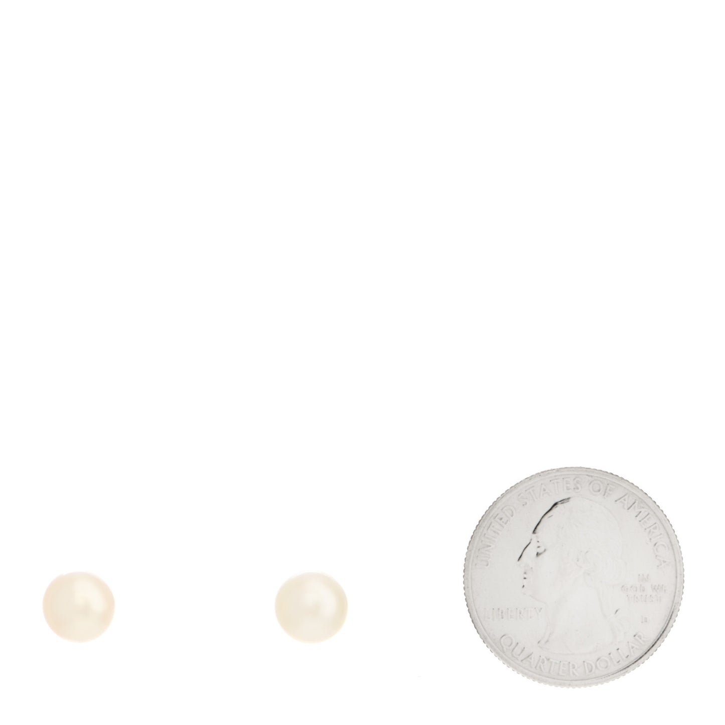Sterling Silver Freshwater Pearl 7.5-8mm Ziegfeld Earrings