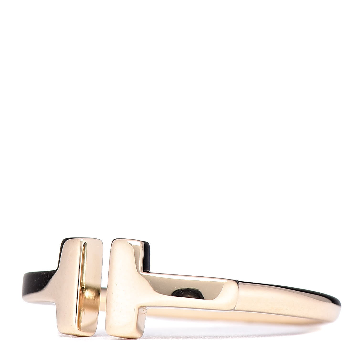 Tiffany 18K Yellow Gold T Wire Ring 47 4 3 of 5