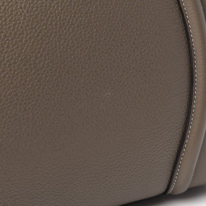 Celine Drummed Calfskin Mini Luggage Souris 10 of 11