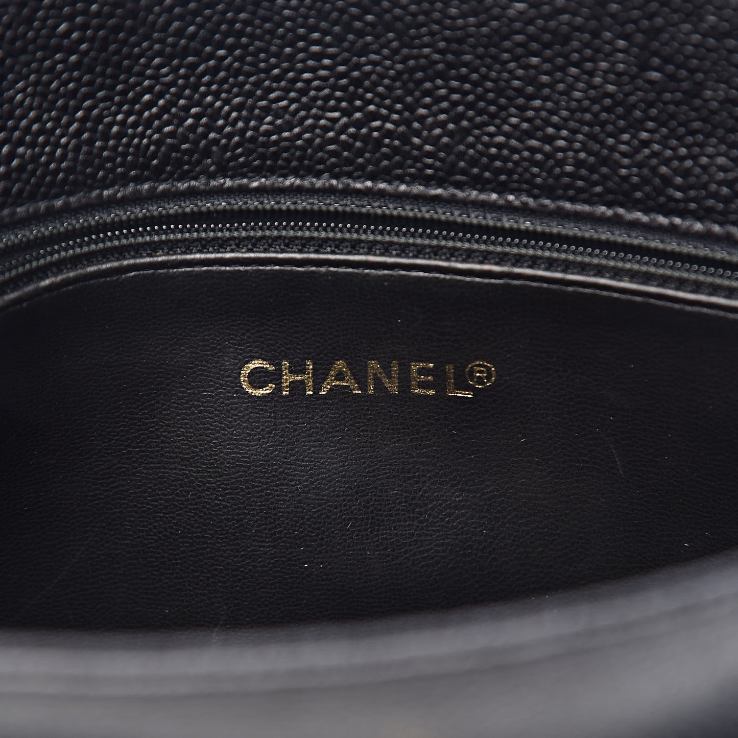 Caviar CC Shoulder Bag Black