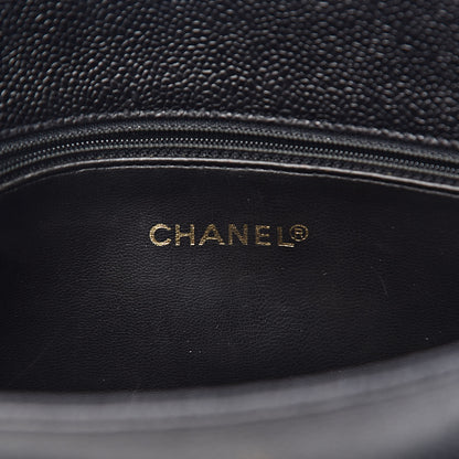 Chanel Caviar CC Shoulder Bag Black 6 of 11
