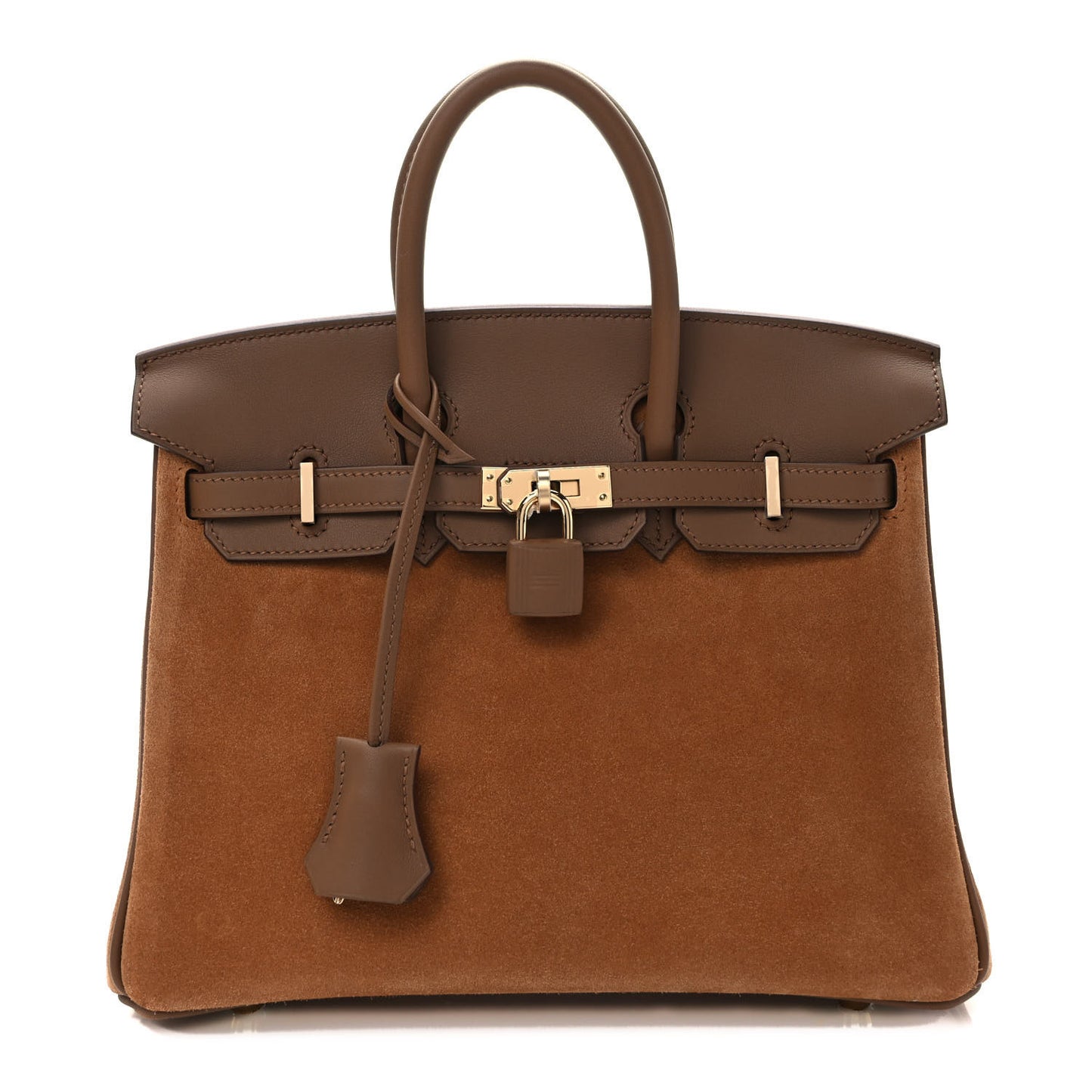 Veau Doblis Swift Grizzly Birkin 25 Alezan