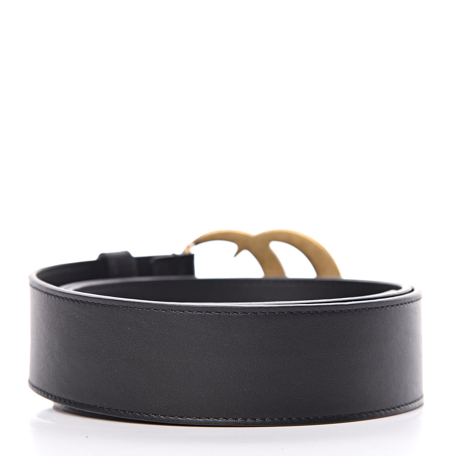 Gucci Calfskin Double G 40mm Belt 95 38 Black 3 of 6