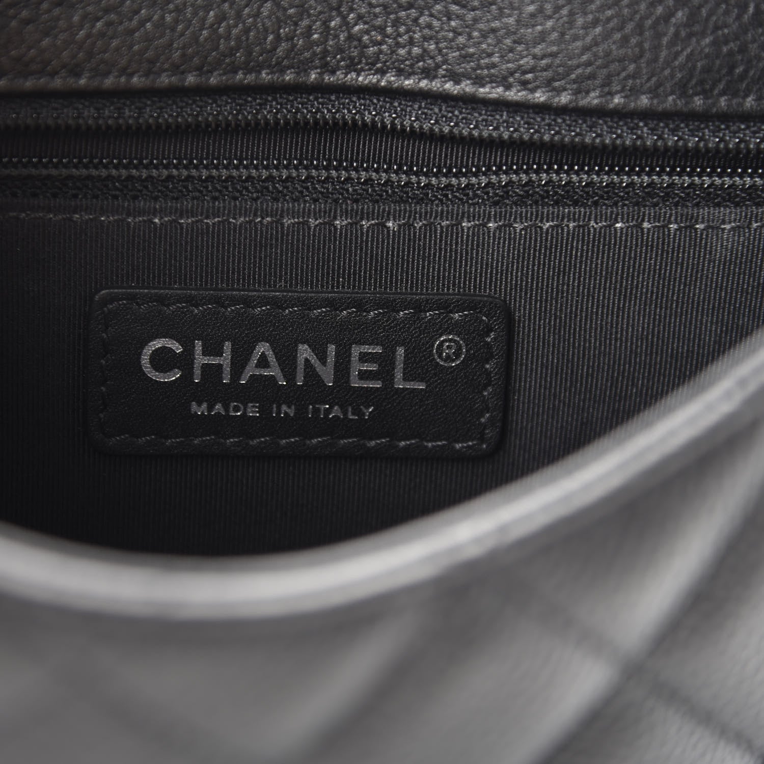 Chanel Calfskin Quilted Small Casual Pocket Messenger Flap Black 7 of 9