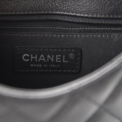 Chanel Calfskin Quilted Small Casual Pocket Messenger Flap Black 7 of 9