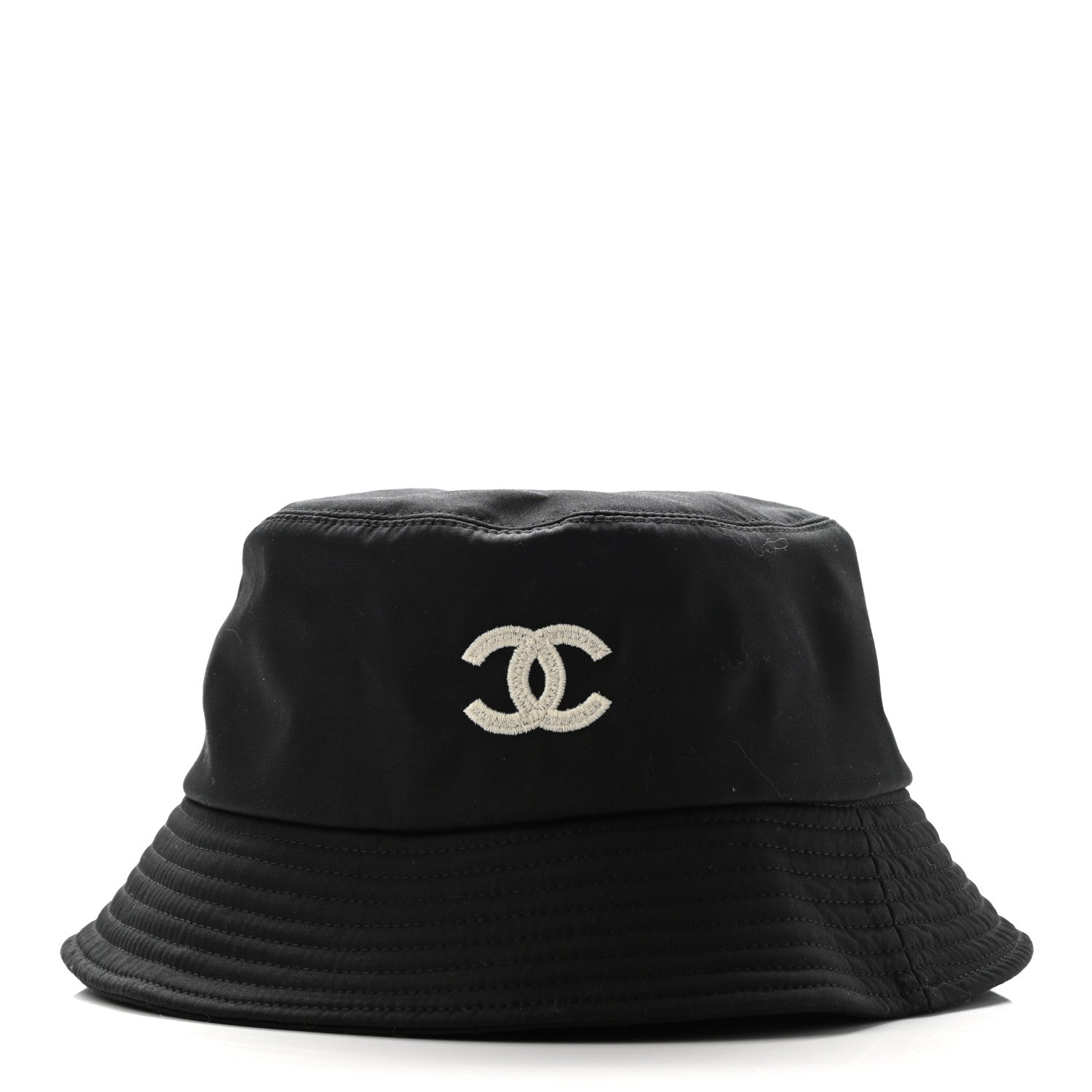 Chanel Cotton CC Bucket Hat M Black 3 of 7