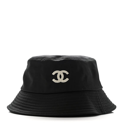Chanel Cotton CC Bucket Hat M Black 3 of 7