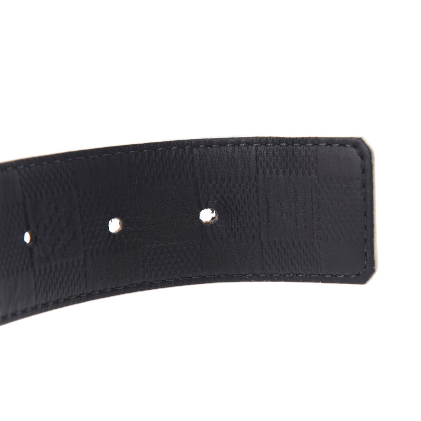 Damier Cobalt 40mm LV Initiales Belt 85 34