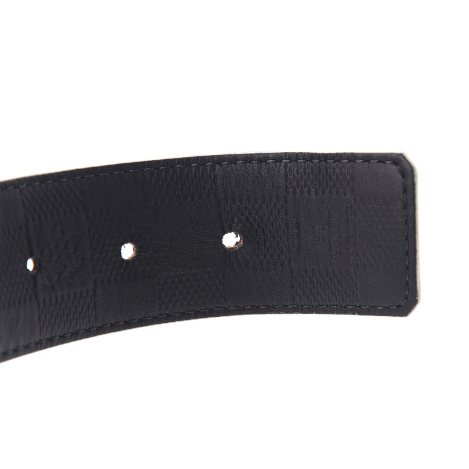 Louis Vuitton Damier Cobalt 40mm LV Initiales Belt 85 34 3 of 6