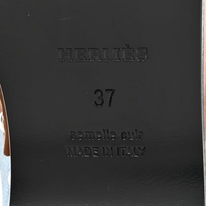 Hermes Denim Wool Carlotta Mules 37 Bleu Clair Naturel 6 of 8