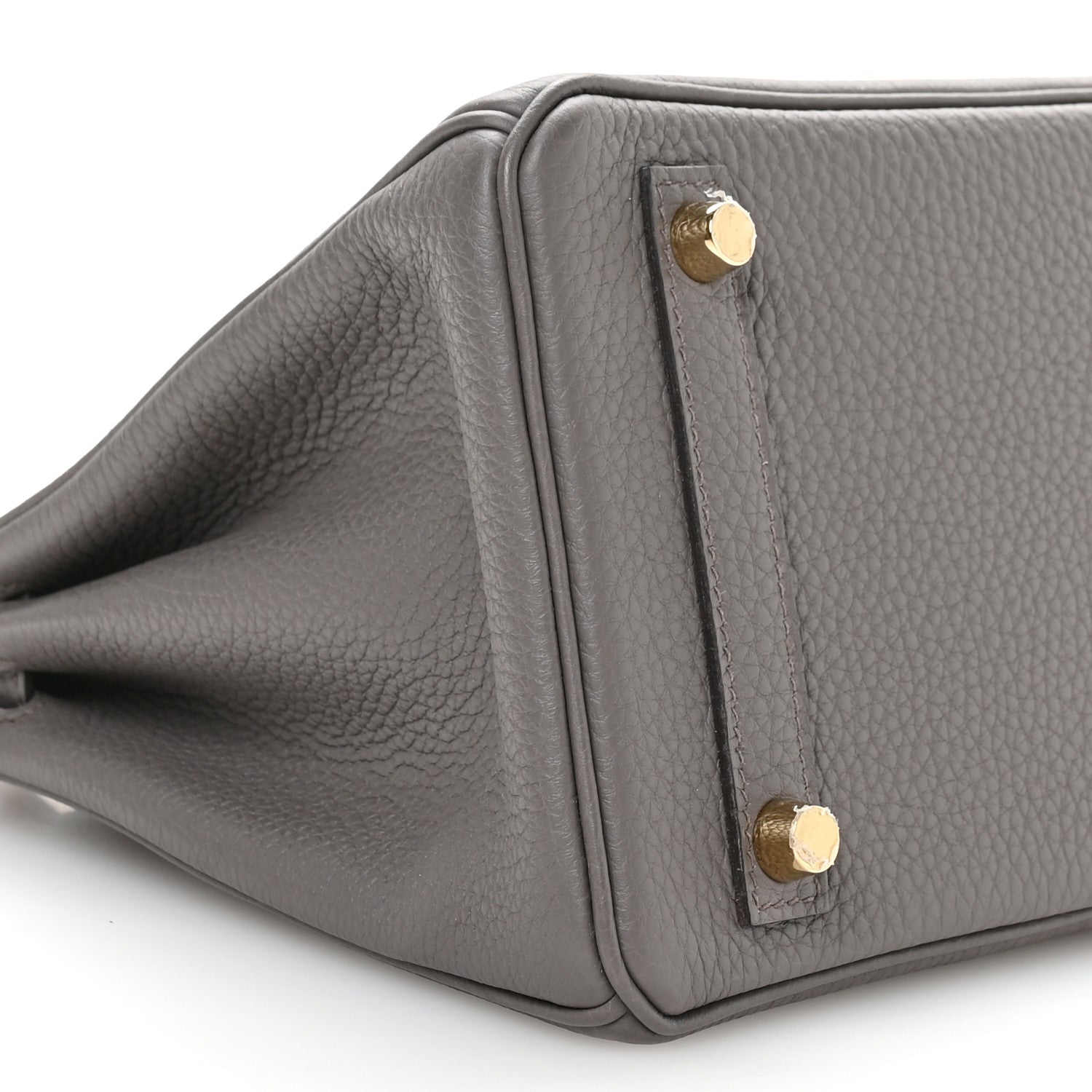 Hermes Togo Birkin 25 Etain 9 of 11