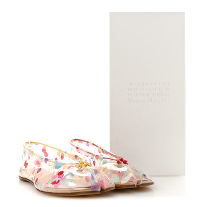 Maison Margiela PVC Confetti Printed Tabi Ballerina Flats 37 Multicolor 9 of 9