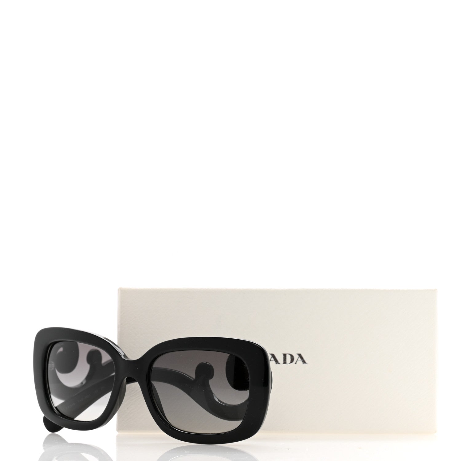 Prada Acetate Baroque Sunglasses SPR 27O Black 6 of 6