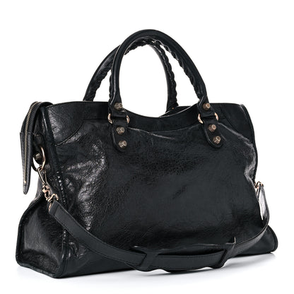 Balenciaga Agneau Giant 12 Rose Gold Hardware City Black 3 of 18