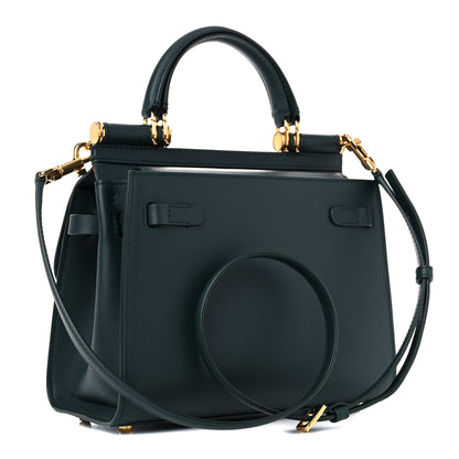 Dolce & Gabbana Calfskin Small Sicily 58 Bag Green 3 of 17