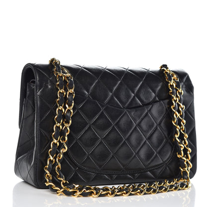 Chanel Lambskin Quilted Small Double Flap Black 3 of 14