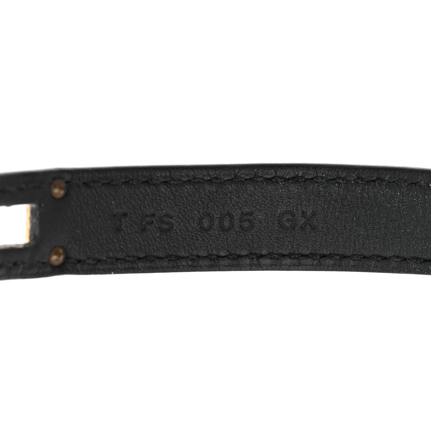 Epsom Kelly Double Tour Bracelet M Black