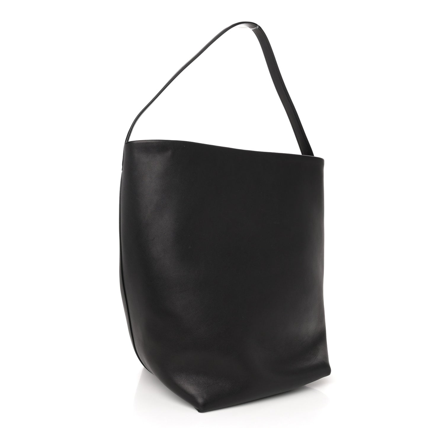Grained Calfskin Large N/S Park Tote Black