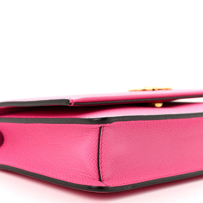 Salvatore Ferragamo Hammered Calfskin Gancini Minibag Pink 8 of 9