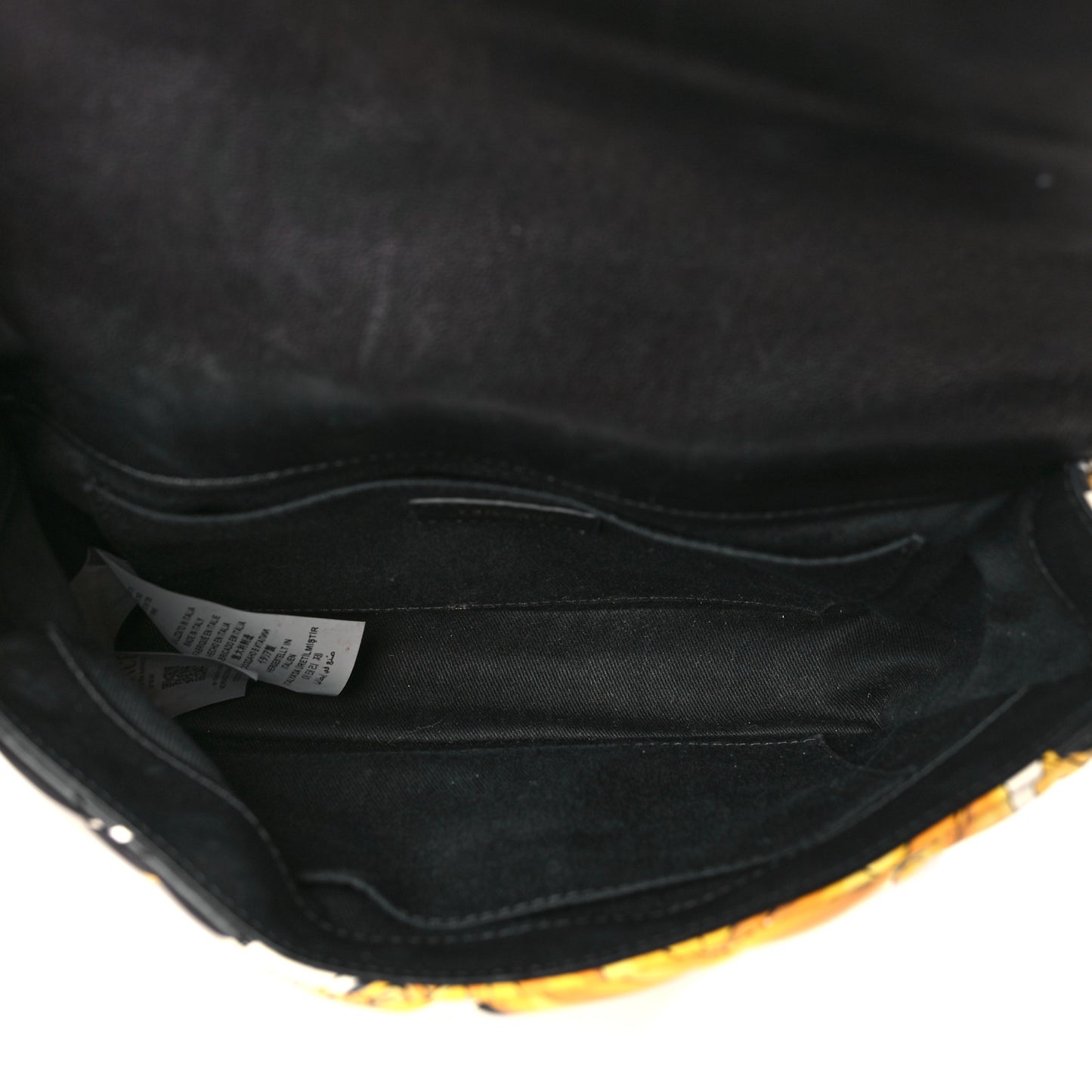 Nappa Barocco Printed Icon Shoulder Bag Black Gold