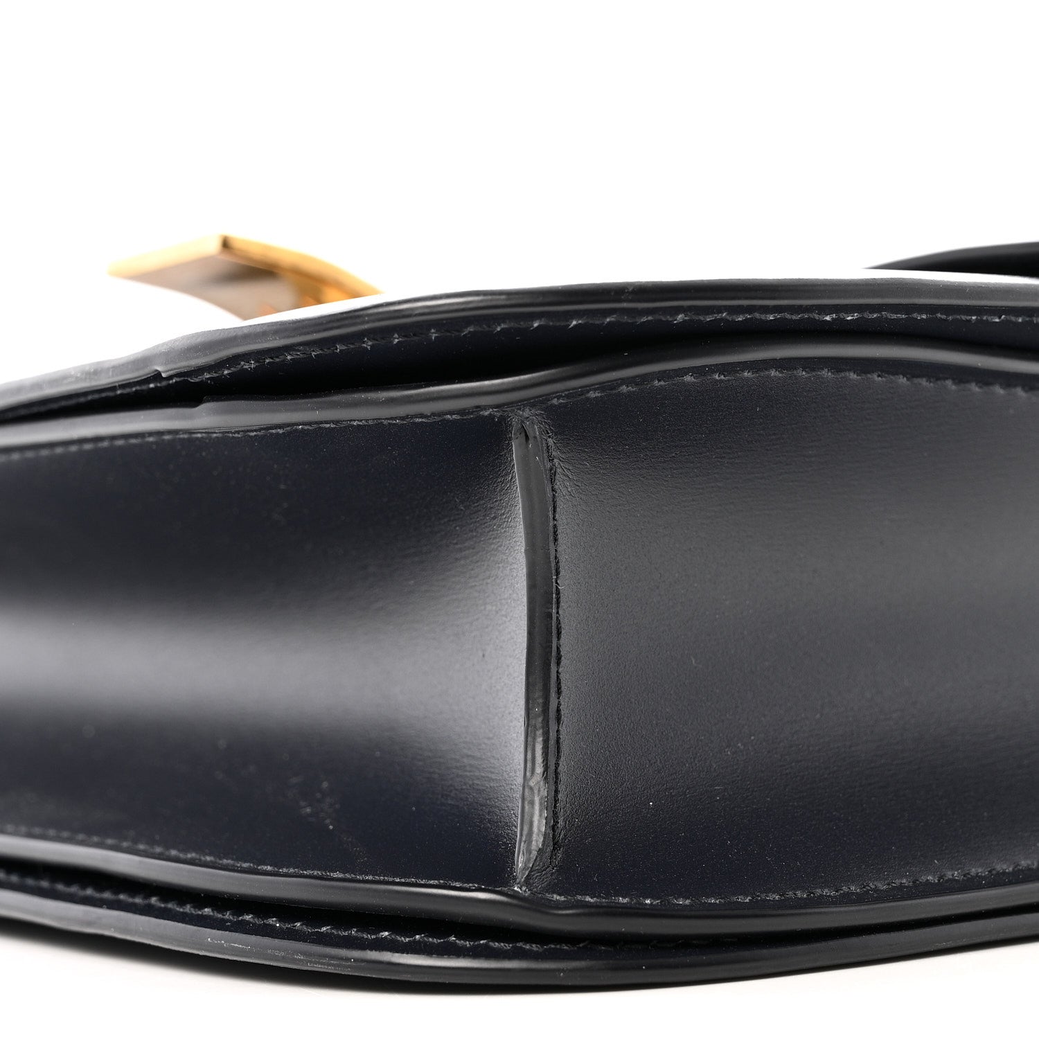 Celine Box Calfskin Medium Classic Box Flap Bag Navy 11 of 14