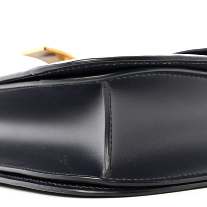 Celine Box Calfskin Medium Classic Box Flap Bag Navy 11 of 14