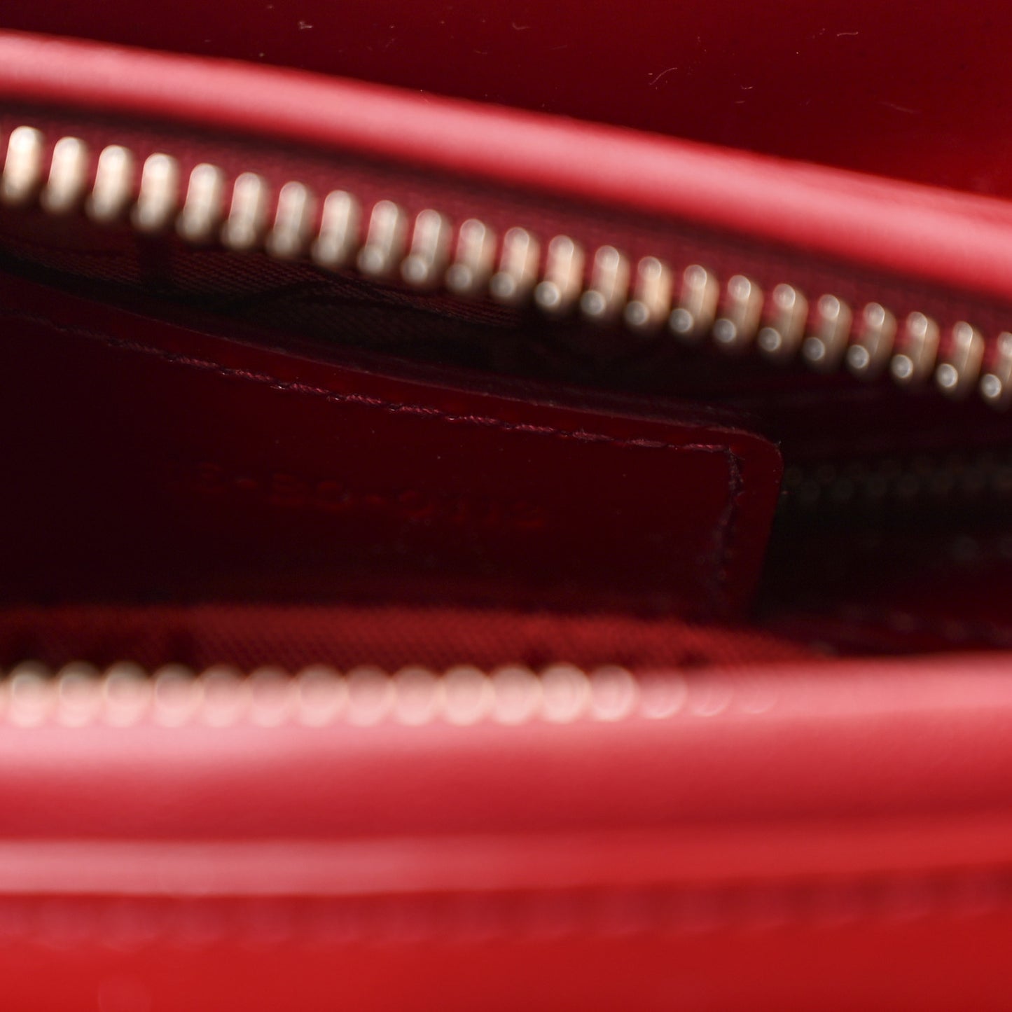 Patent Cannage Medium Lady Dior Red