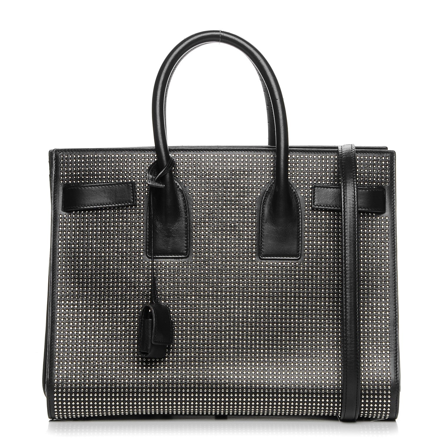 Saint Laurent Calfskin Studded Small Sac De Jour Black 1 of 9