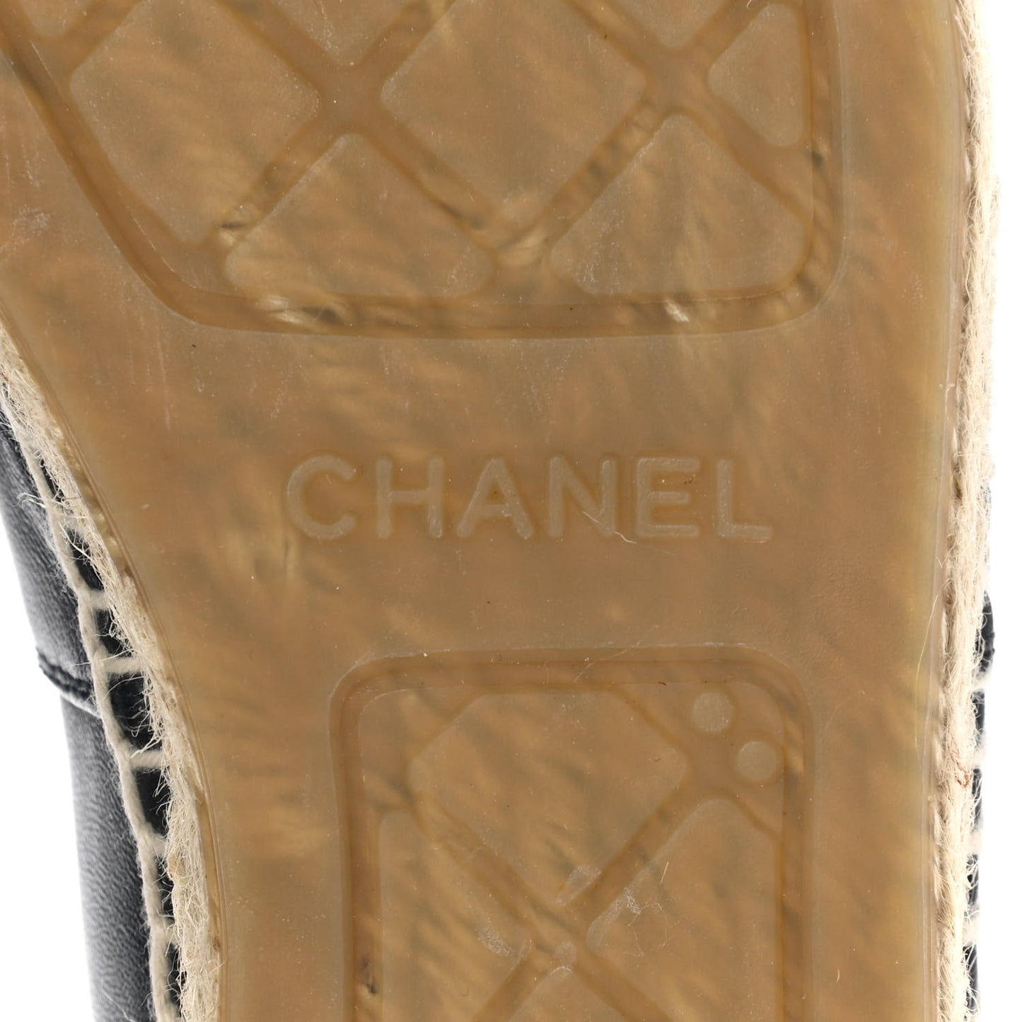 Lambskin CC Espadrilles 39 Black